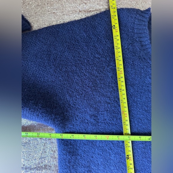 Peruvian Connection Crew Neck Alpaca Sweater XL purple, Academia, Classic Style - Picture 5 of 5